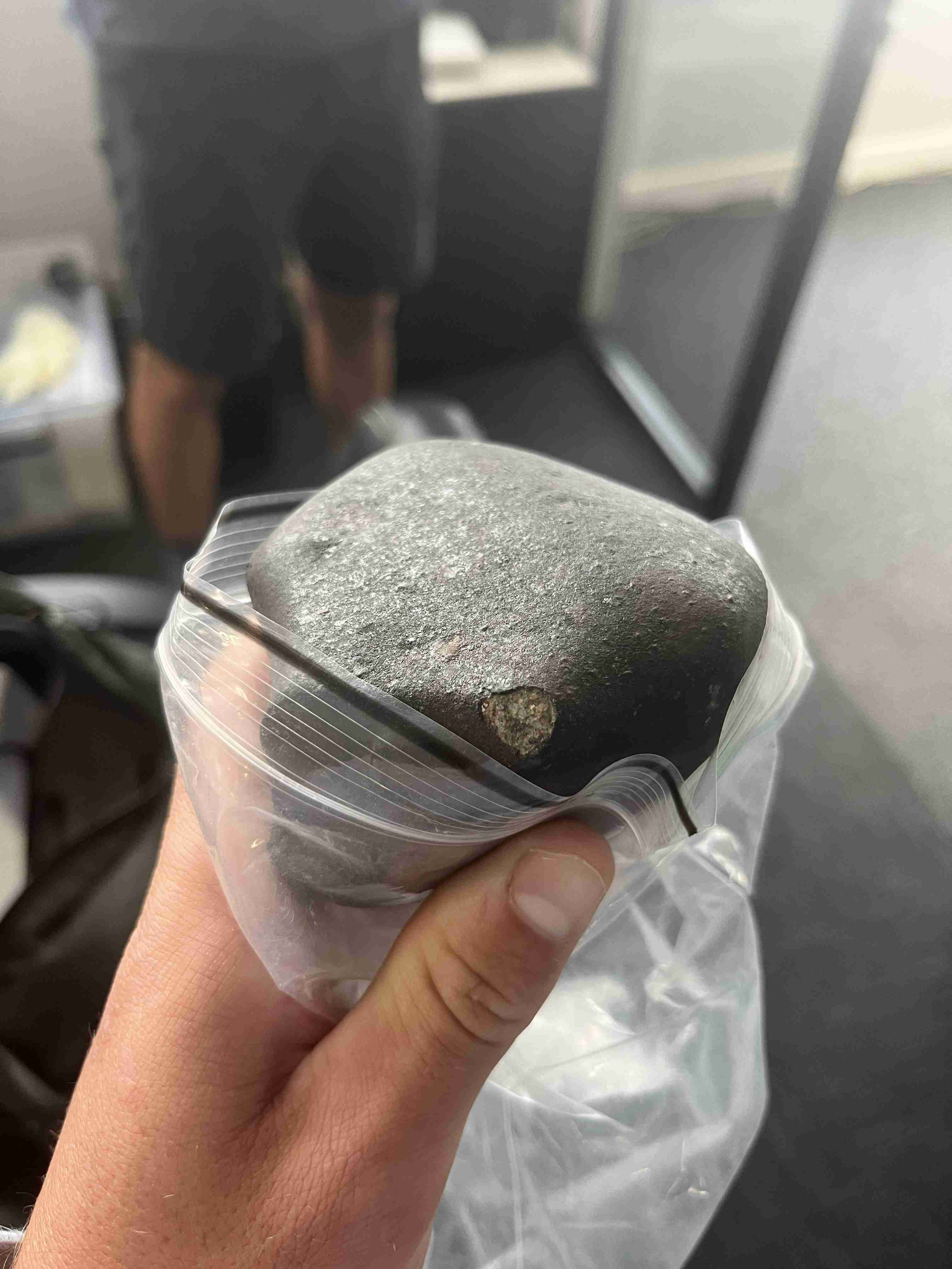 Meteorite found yesterday in New Zealand.